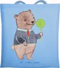 Mr. & Mrs. Panda Tote Bag Schaffner Herz - Sky Blue - Produktbild-Vorschau 1