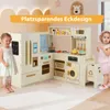 Cucina per bambini COSTWAY, cucina ad angolo con 22 Anteprima dell’immagine prodotto 2