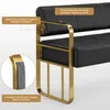 3-Sitzer Sitzbank mit goldenen Armlehne, Polsterbank mit Produktbild-Vorschau 5