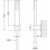 Mexen Zero R02 Badewannenset, Gold - 71113R02-50 Produktbild-Vorschau 4