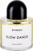 A close-up studio shot of a Byredo Slow Dance Eau de Parfum bottle. Podgląd zdjęcia produktu