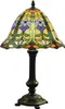 Clayre & Eef Tiffany Tischlampe Ø 30x48 cm Grün Blau Glas Produktbild-Vorschau 1