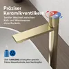 doporro Wasserhahn Bad, Waschtischarmatur mit Auslaufhöhe Produktbild-Vorschau 3
