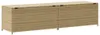 vidaXL Coffre de jardin beige 469L Poly rotin Voir les images du produit 6
