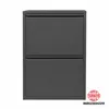 Alveon Schuhkipper Metall 2 Klappen schmal 51 x 15 x 75 cm Produktbild-Vorschau 5
