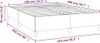 vidaXL Sommier rose 140x200 cm velours Voir les images du produit 7