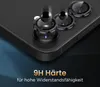 Close-up of a smartphone camera lens protector with balls demonstrating its durability. Produktbild-Vorschau