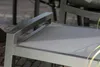 Fußhocker Sevilla - uni anthrazit - Aluminiumgestell Produktbild-Vorschau 4