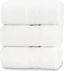 3er Set Duschtücher, 100% Baumwolle, 70x140 cm, weiß Produktbild-Vorschau 1