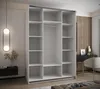 MEBLE KRYSPOL LUX 1 Kleiderschrank - 245,5x160x64cm - Weiß, Produktbild-Vorschau 3