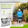 Juskys Rollator Vital faltbar, leicht, höhenverstellbar - Produktbild-Vorschau 6