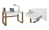 Möbilia Schreibtisch | 2 Schubladen | Platte MDF matt weiß Produktbild-Vorschau 5