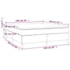 vidaXL Boxspringbett mit Matratze Hellgrau 160x200 cm Samt Produktbild-Vorschau 7