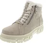 A single cream-colored winter boot with white fur lining and a thick sole, shown against a white background. Anteprima dell’immagine prodotto