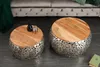 riess-ambiente Lot de 2 tables basses rondes STONE MOSAIC Voir les images du produit 4