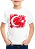 BaumwolleCloud Türkei Kinder T-Shirt Turkey Türkiye Flagge Produktbild-Vorschau 1