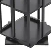 Knihovny 4patrová 360° otočná knihovna 40*40*134cm stojící Náhled obrázku produktu 5
