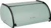 LS-LebenStil Vintage Brotkasten Leaf Grün 34cm Metall Retro Produktbild-Vorschau 2