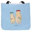 Mr. & Mrs. Panda Tote Bag Bären mit Blumenkranz - Blau Produktbild-Vorschau 1