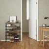 YAMAZAKI - Etagère à Chaussures 5 Niveaux Bois et Métal Voir les images du produit 2
