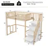Hochbett,Kinderbett(natur)Holzbett,mit Produktbild-Vorschau 6