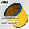 vhbw 2x Faltenfilter kompatibel mit Lavor Ashley 100, 300 Produktbild-Vorschau 6