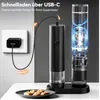 2er-Set Elektrische Pfeffermühle, Edelstahl, einstellbarer Produktbild-Vorschau 4