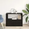 vidaXL Příborník vzhled černého dubu 80 x 30 x 60 cm Náhled obrázku produktu 3