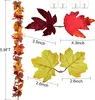 pack de 2 guirlandes d'automne d'érable - 5,9ft / pièce Voir les images du produit 3