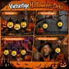3er Set Halloween Deko Kürbis Laternen, LED Kürbis Lampen Produktbild-Vorschau 6