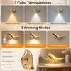 2x Moderní LED nástěnná lampa s pohybovým senzorem, vnitřní Náhled obrázku produktu 6