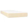 The Living Store Boxspringbett mit Matratze Creme 90x200 cm Produktbild-Vorschau 5