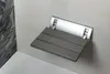 Aqualine RAVO Duschklappsitz 32x32,5cm, WPC, Grau Produktbild-Vorschau 2