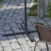 Livingandhome Kreuzfuß für Garten & Terrasse – Sichere Produktbild-Vorschau 2
