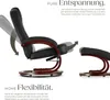 tectake® Fernsehsessel Willy mit Hocker Produktbild-Vorschau 4