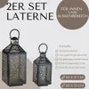 Skandynawska dekoracja Świecznik Latarnia Ogrodowa Laterna Podgląd zdjęcia produktu 2