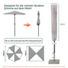 Pokrowiec ochronny Sekey na parasol balkonowy Ø 180 cm, Ø Podgląd zdjęcia produktu 3