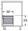 Collecteur de déchets Hailo 3644801 TR Swing, modèle Voir les images du produit 4