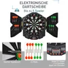 HOMCOM Elektronische Dartscheibe mit Tür Dart Scheibe Produktbild-Vorschau 4