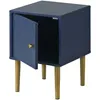 Set da 2 comodini, tavolini da comodino, blu navy, tavolini Anteprima dell’immagine prodotto 15