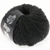 A ball of dark gray yarn on a white background. Produktbild-Vorschau