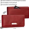 JENNIFER JONES Damen Geldbörse Portemonnaie Rot (1108) Produktbild-Vorschau 3