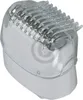 A close-up studio shot of a white and clear epilator attachment. Produktbild-Vorschau
