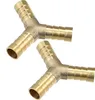 2pcs Raccord Cannelé 10mm en Laiton Forme Y Connecteur 3 Voir les images du produit 2