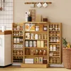Mobiletto da cucina HOMCOM in rattan con ripiani per Anteprima dell’immagine prodotto 2