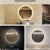Zrkadlo s osvetlením 80 cm- Okrúhle kúpeľňové zrkadlo s LED Náhľad obrázku produktu 2