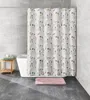 Kleine Wolke Duschvorhang Textil FLORES Multicolor 180 x Produktbild-Vorschau 2