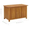 vidaXL Coffre de jardin 90x50x58 cm bois massif acacia - Voir les images du produit 16