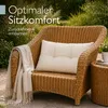 Cuscino Beautissu Lounge Outdoor Natur XLuna, 70x40 cm Anteprima dell’immagine prodotto 2