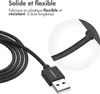 imoshion Câble de charge USB-A pour Garmin Watch - 1 mètre Voir les images du produit 3
